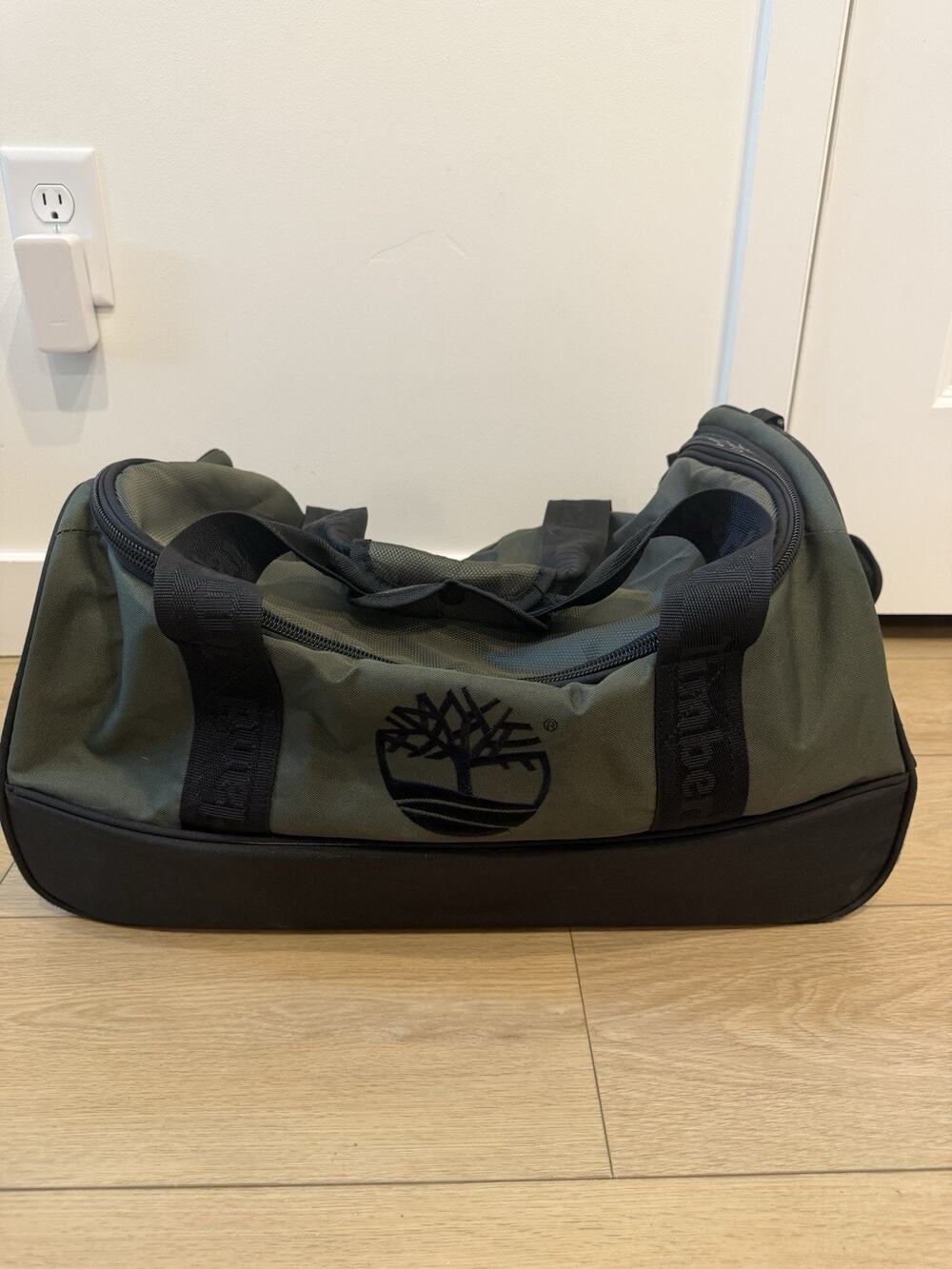 Rare Timberland Duffel Bag – Unique Design olive green